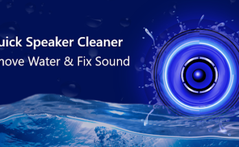 Remove the water from speaker